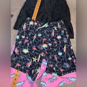 EUC Lot of 3 Boys Swimming Trunks MEMBERS MARK  wonder nation L‎ 10/12 Swim pool